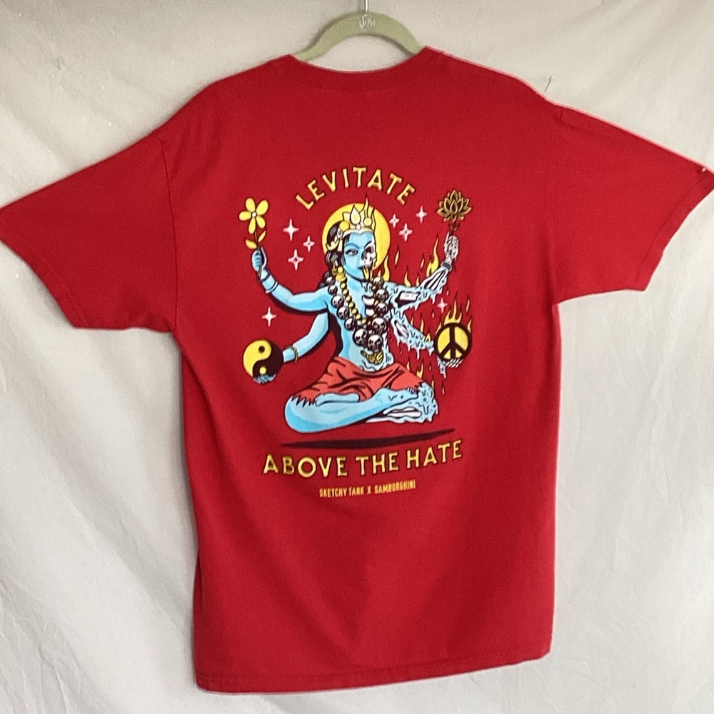 Lurking Class by Sketchy Tank x Samborghini Levitate Red T-Shirt